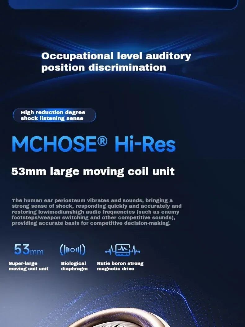 MCHOSE V9 Pro Wireless Gaming Headphones image 9