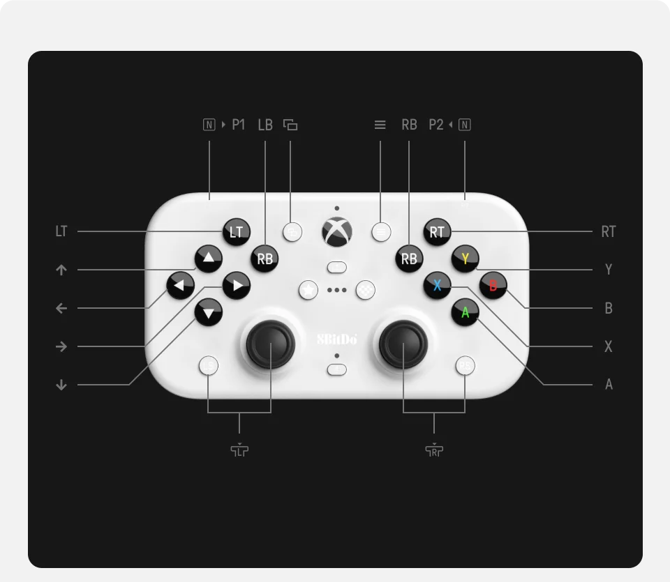 8BitDo Lite SE 2.4G Wireless Controller for Xbox Series X|S image 13