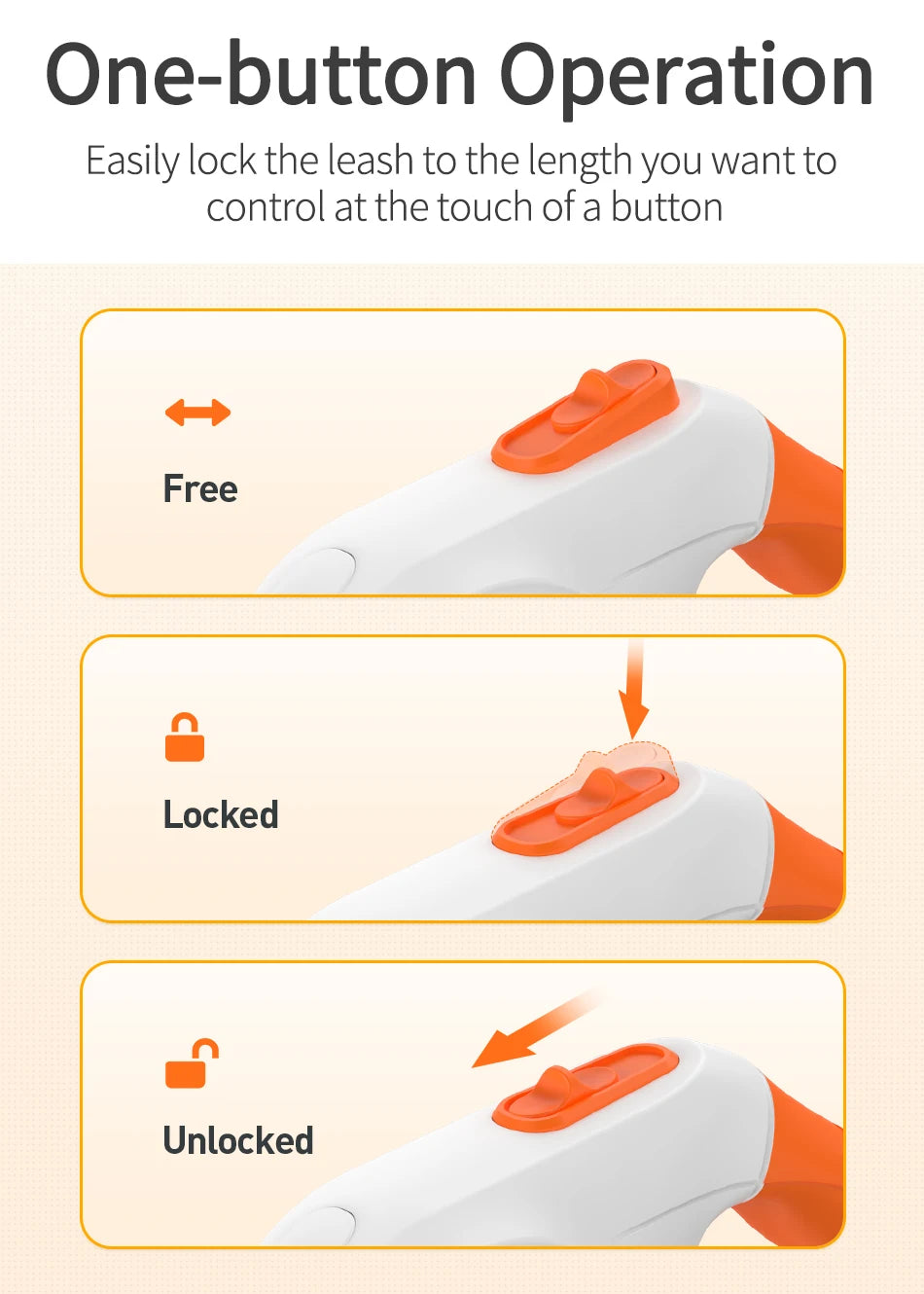 ROJECO LED Retractable Dog Leash image 15