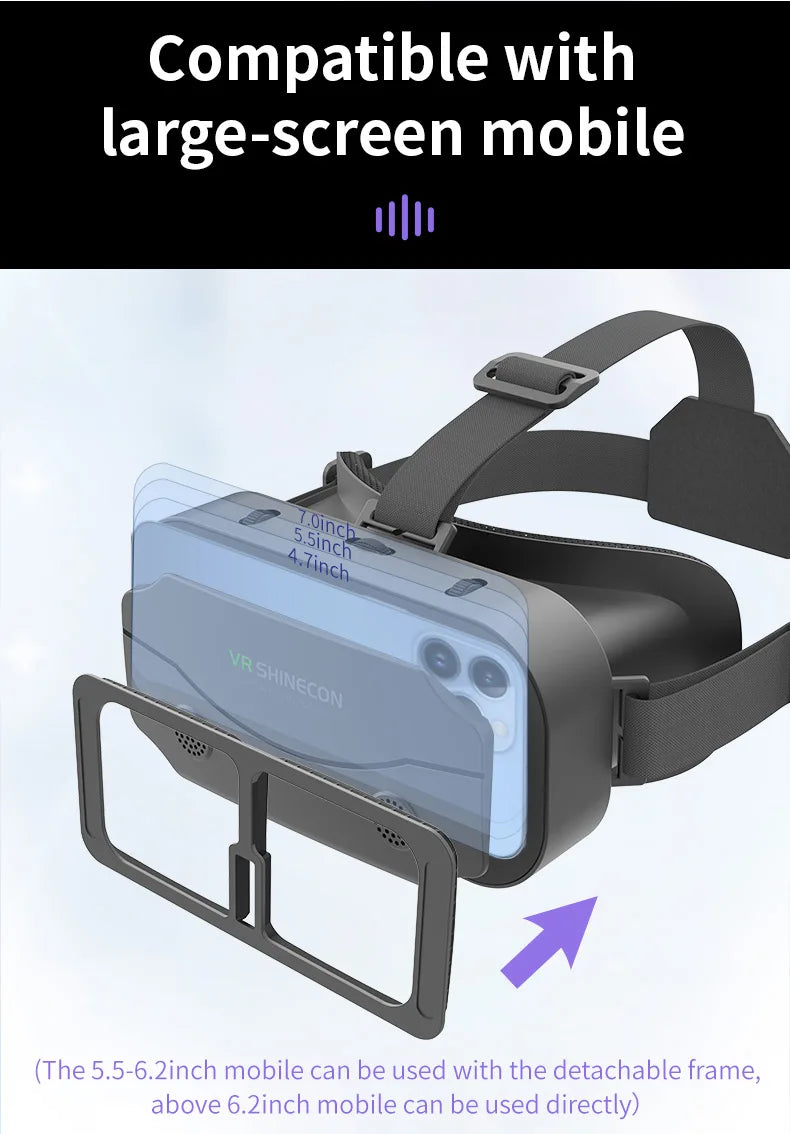 VR Virtual Reality Headset for Smartphones 3D image 13
