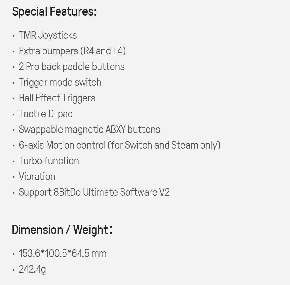 8BitDo Pro 3 Wireless Controller for Switch & Windows image 27