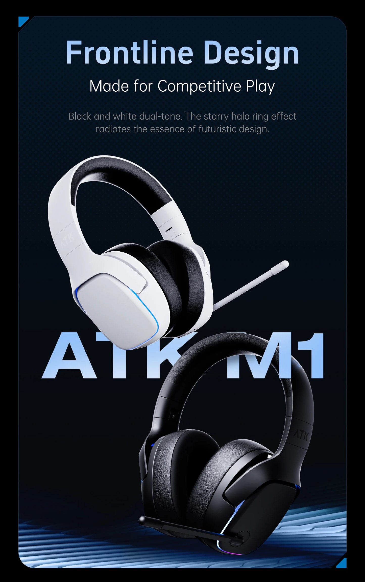 ATK M1 Tri-Mode Wireless Gaming Headset for PS5 & PC image 9
