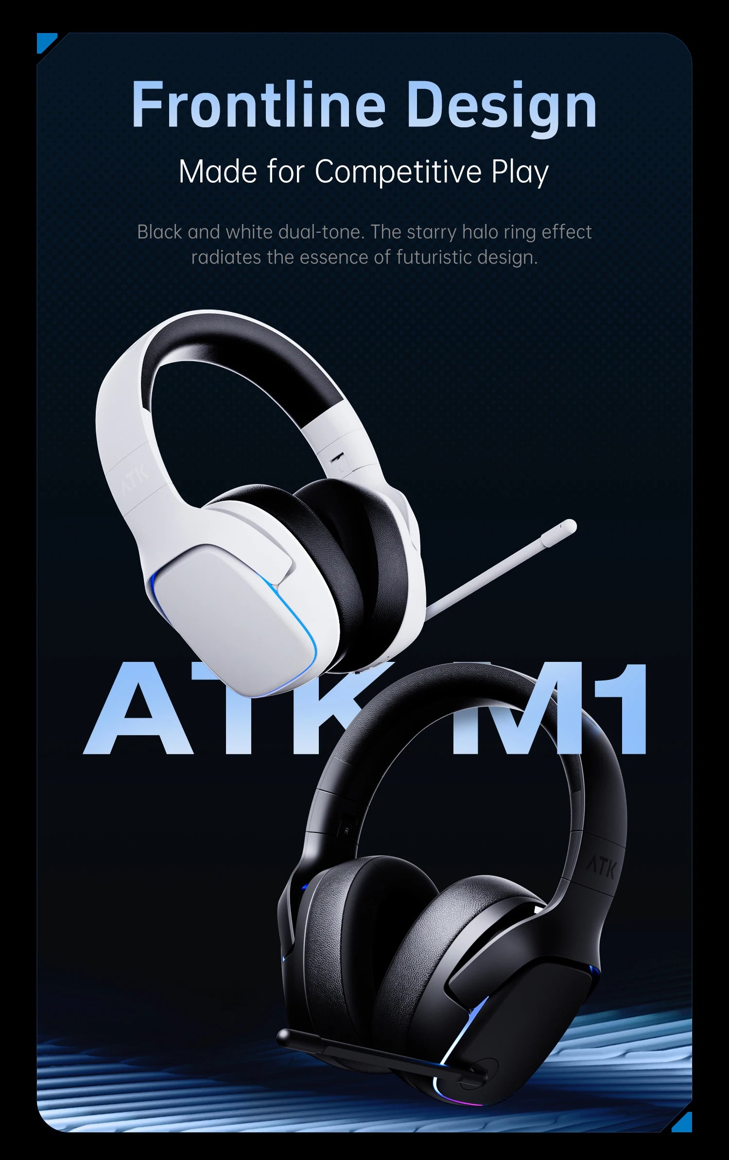 ATK M1 Tri-Mode Wireless Gaming Headset for PS5 & PC image 9
