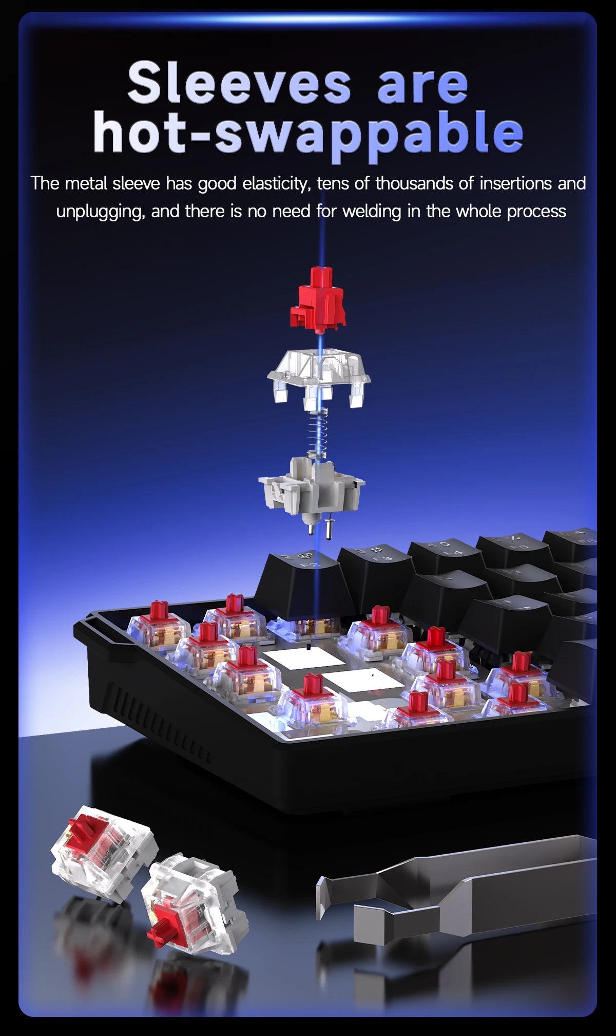 AJAZZ NK61 60% RGB Wired Mechanical Gaming Keyboard image 13