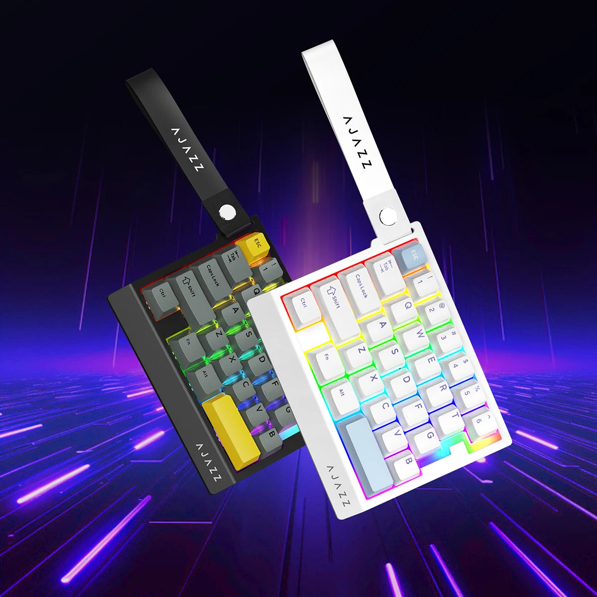 AJAZZ AK029 One-Handed Magnetic Gaming Keyboard - Red