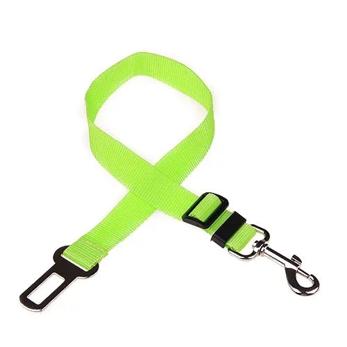 Adjustable Pet Car Seat Belt for Dogs & Cats - Orange