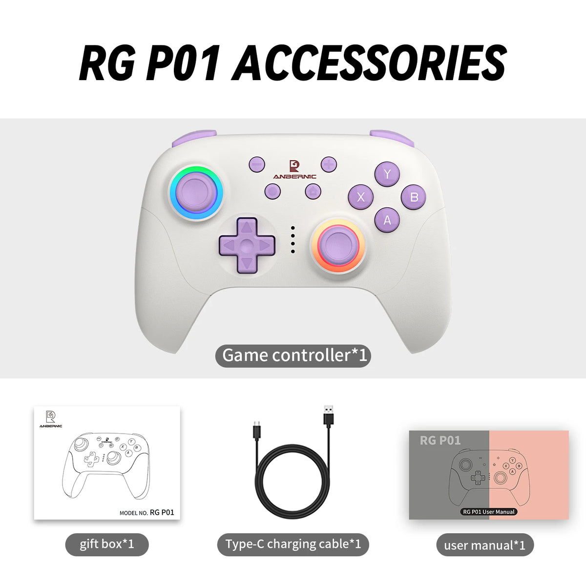 ANBERNIC RG P01 Wireless Retro Game Controller image 18