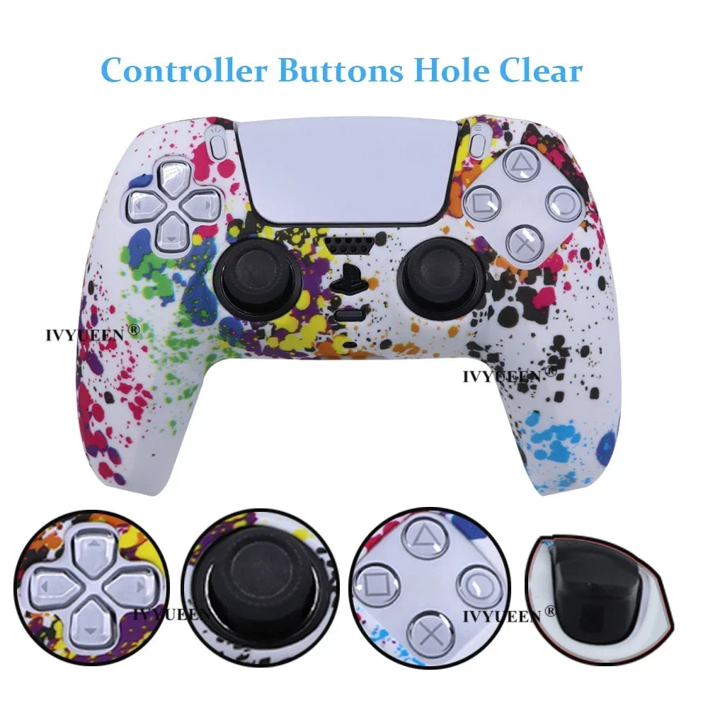 Silicone Protective Case for Sony PlayStation Controller - Graffiti F