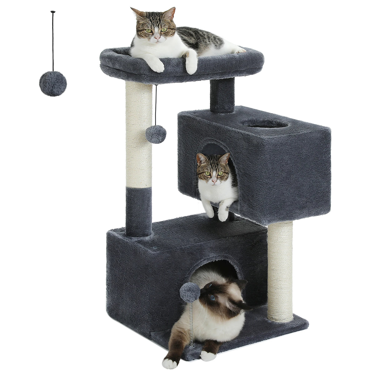 Large Multi-Level Cat Tree Tower for Indoor Cats image 28