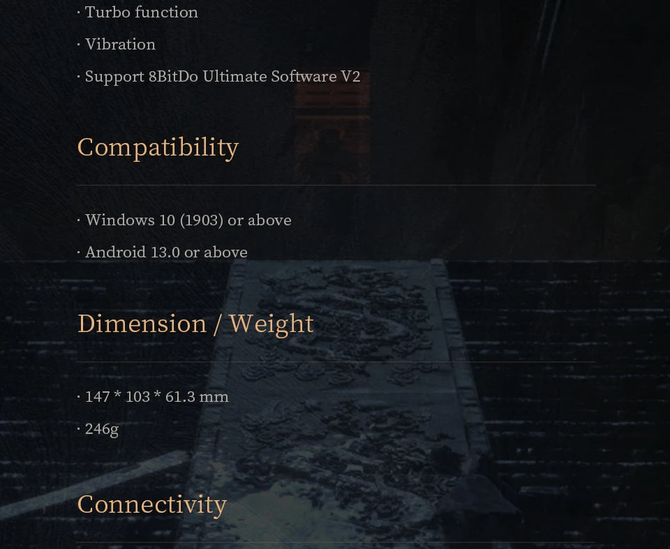 8BitDo Ultimate 2 Wireless Controller for PC & Android image 16