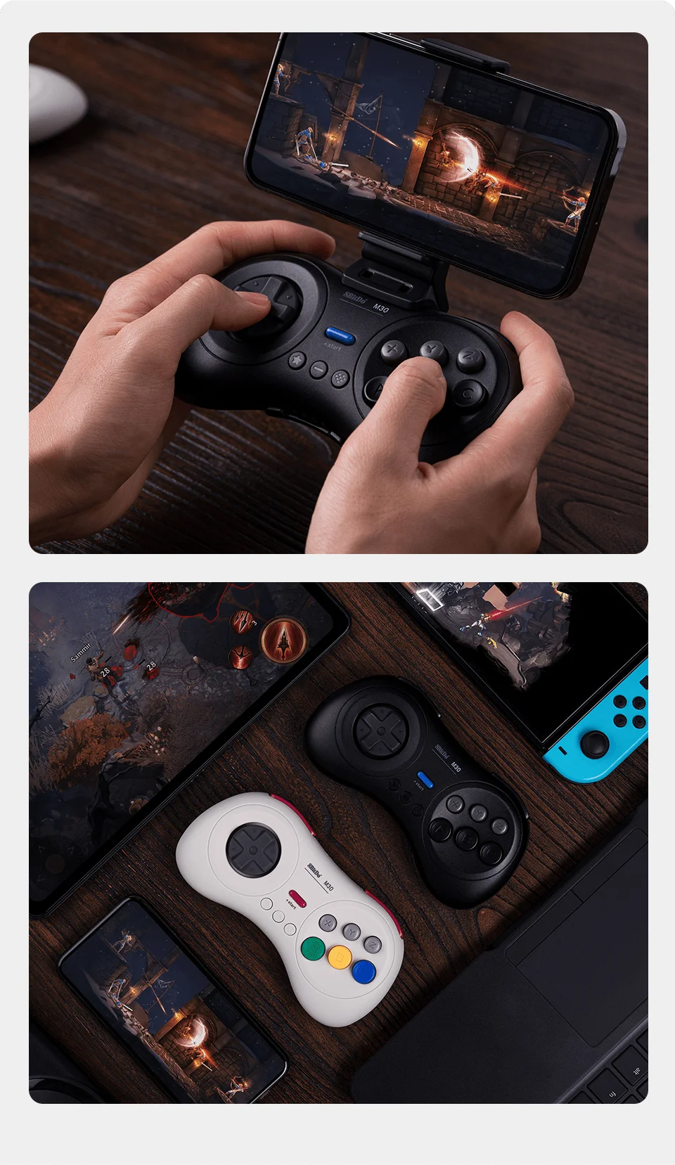 8BitDo M30 Bluetooth Gamepad for Switch & PC image 12