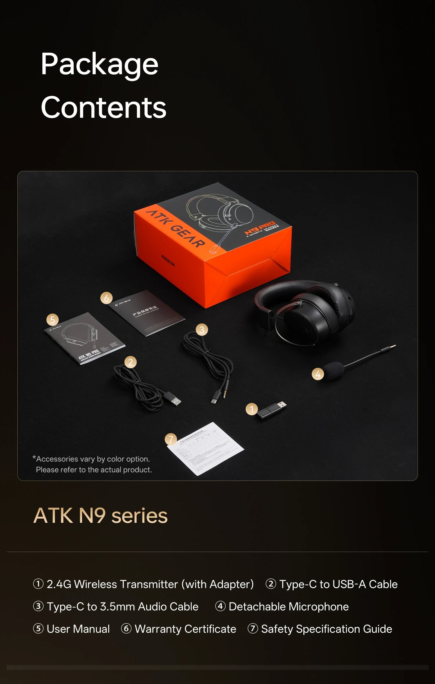 ATK M1 Tri-Mode Wireless Gaming Headset for PS5 & PC image 54