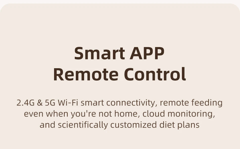 ROJECO Automatic Cat Feeder With 1080P HD Camera Video Smart Cat