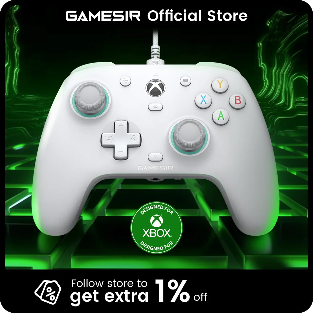 GameSir G7 SE Wired Controller for Xbox Series X|S - White
