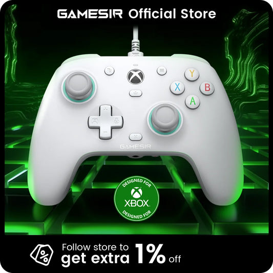 GameSir G7 SE Wired Controller for Xbox Series X|S - White