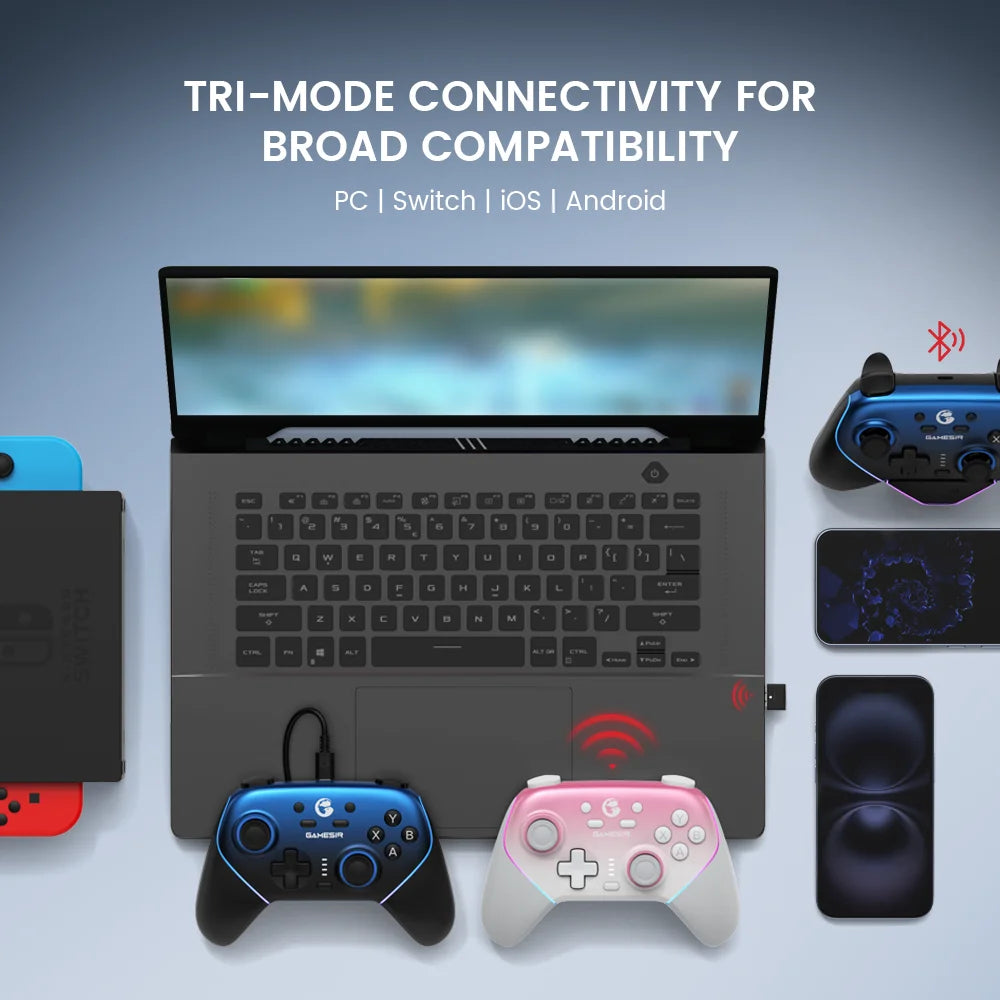 GameSir Super Nova Wireless Switch Controller with Dock - Blue