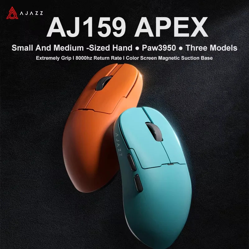 AJAZZ AJ159 Apex Wireless RGB Gaming Mouse - Black