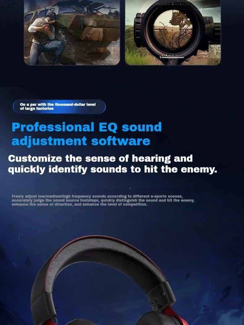 MCHOSE V9 Pro Wireless Gaming Headphones image 12