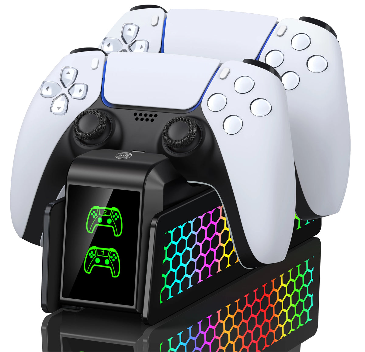 PS5 Dual Controller Charging Station with LED image 16