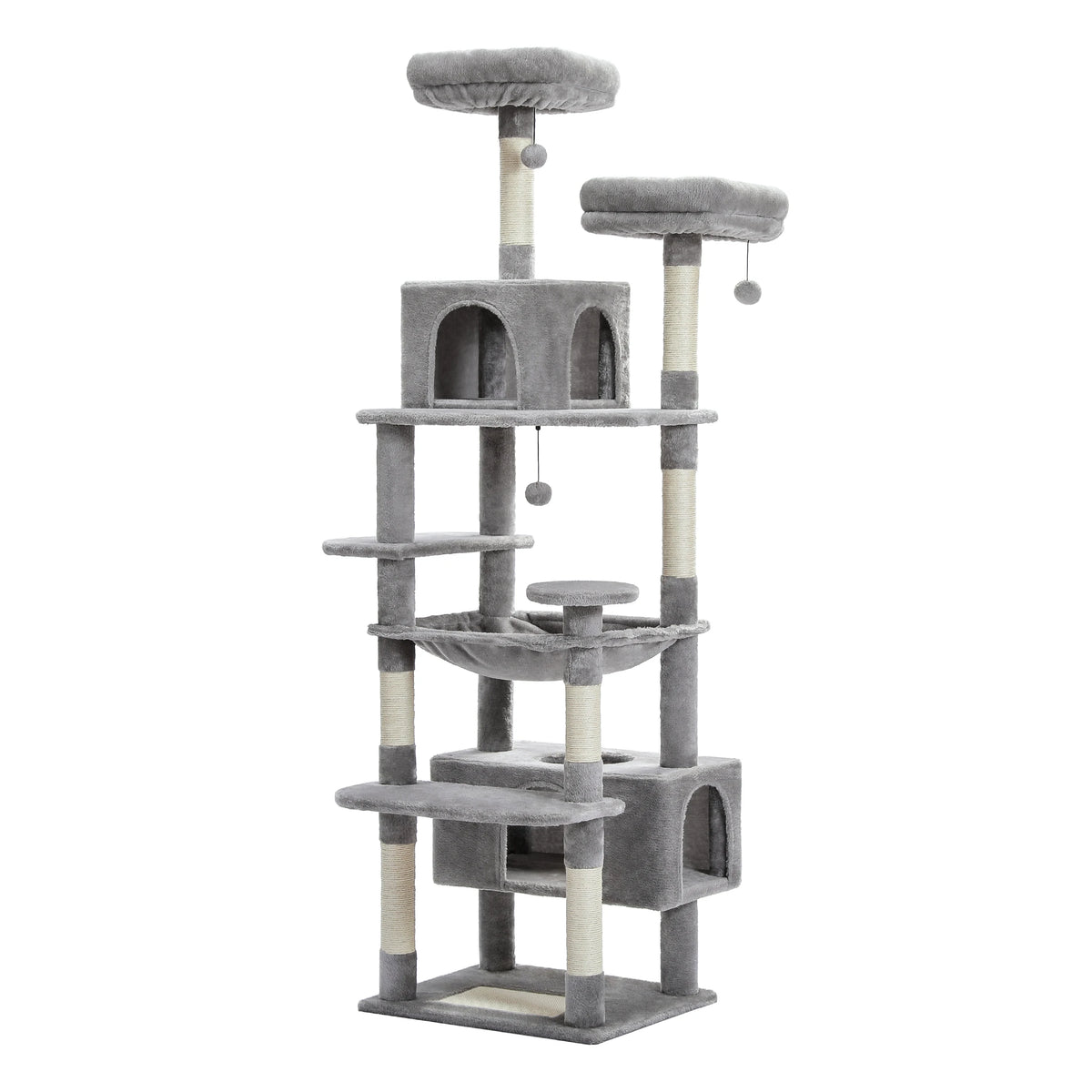 Large Multi-Level Plush Cat Tree Tower for Indoor Cats image 49