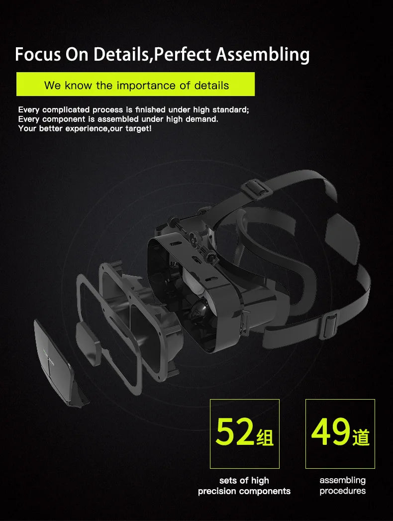 VR Virtual Reality Headset for Smartphones 3D image 59