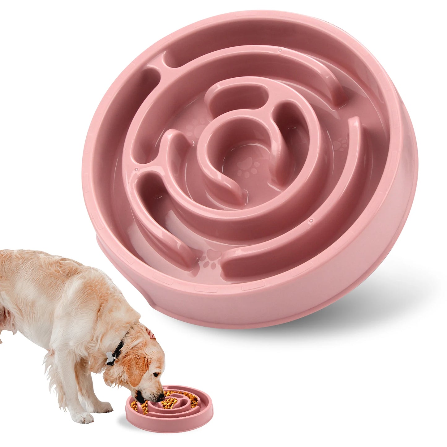 Dog Slow Feeder Bowl – Non-Slip Anti-Gulping Design