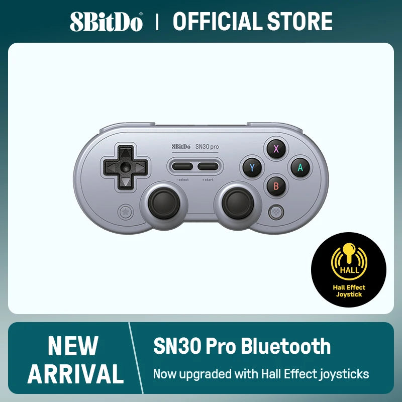 8BitDo SN30 Pro Bluetooth Hall Effect Gamepad