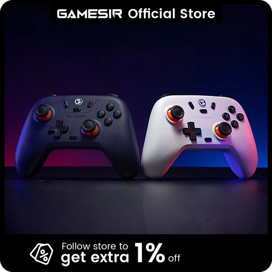 GameSir Nova Lite Switch Controller with Hall Effect - Grey