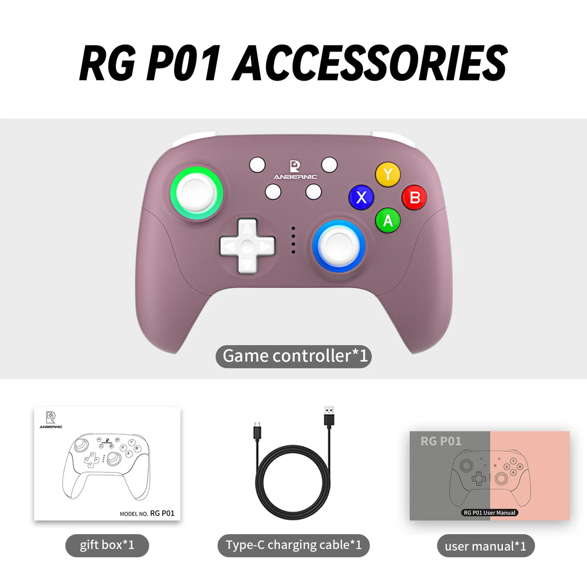 ANBERNIC RG P01 Wireless Retro Game Controller image 17