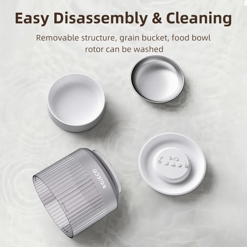 ROJECO Automatic Cat Feeder With 1080P HD Camera Video Smart Cat