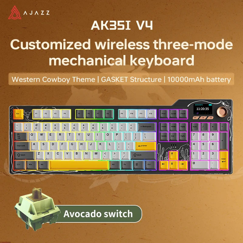 AJAZZ AK35I V3 Max Tri-Mode Wireless Gaming Keyboard image 14