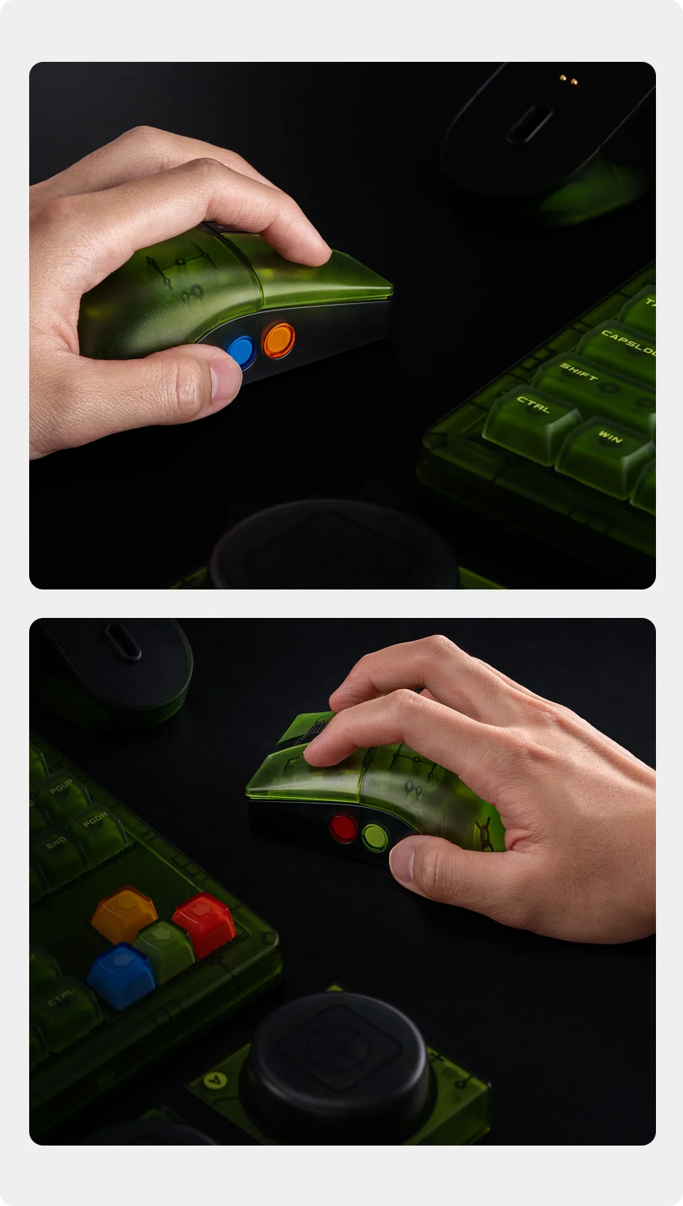8BitDo Retro R8 Mouse with PAW 3395 Sensor (26K DPI) image 12
