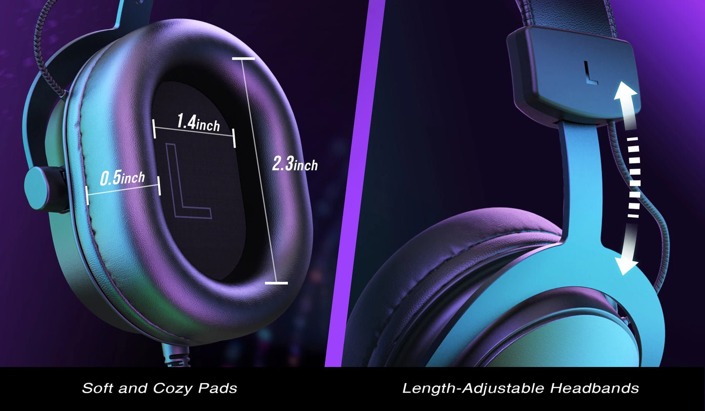 FIFINE Headset,3.5 mm jack & USB Headphone with 7.1 Surround image 12