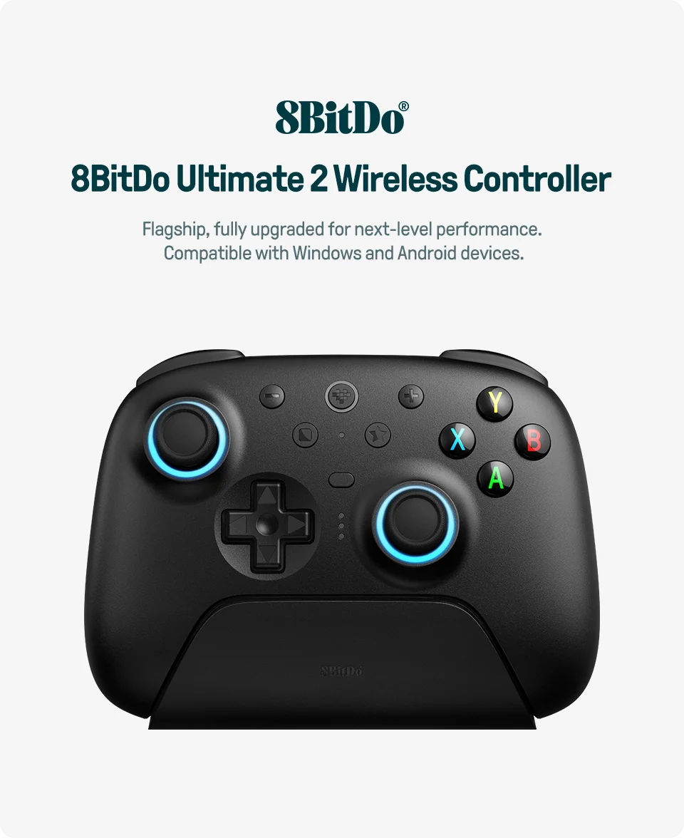 8BitDo Ultimate 2 Wireless Controller for PC & Android image 9
