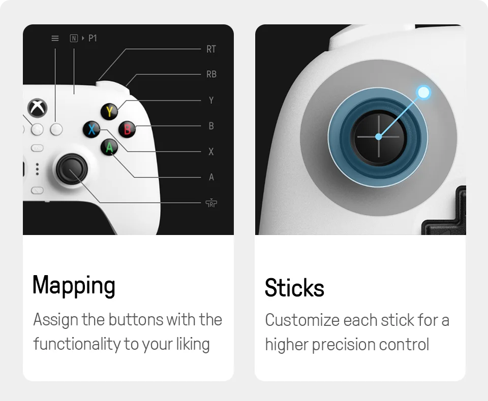 8BitDo Ultimate 3-Mode Xbox Hall Effect Controller image 19