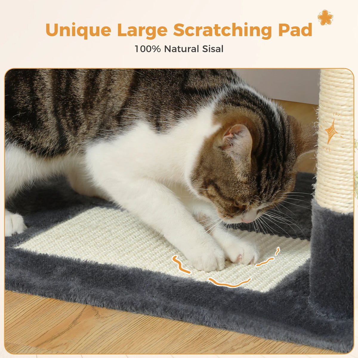 Large Cat Tree Tower for Indoor Cats with Sisal Posts image 18