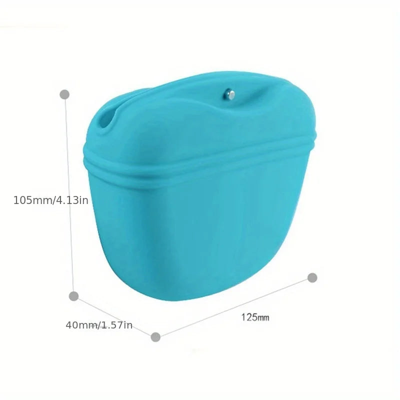 Silicone Dog Training Treat Bag (Portable Waist Pouch)