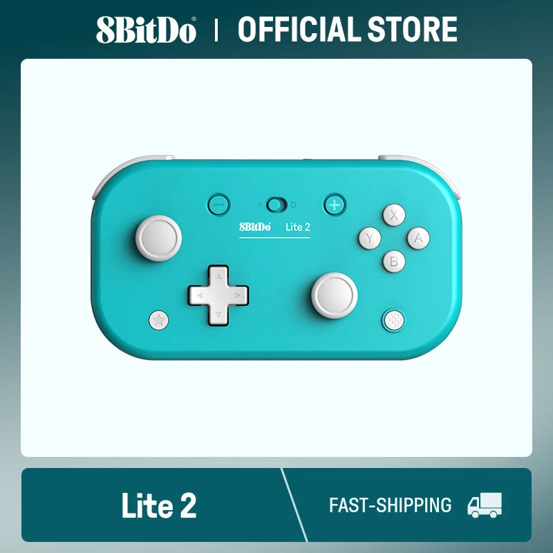 8BitDo Lite 2 Bluetooth Gamepad for Nintendo Switch - Turquoise