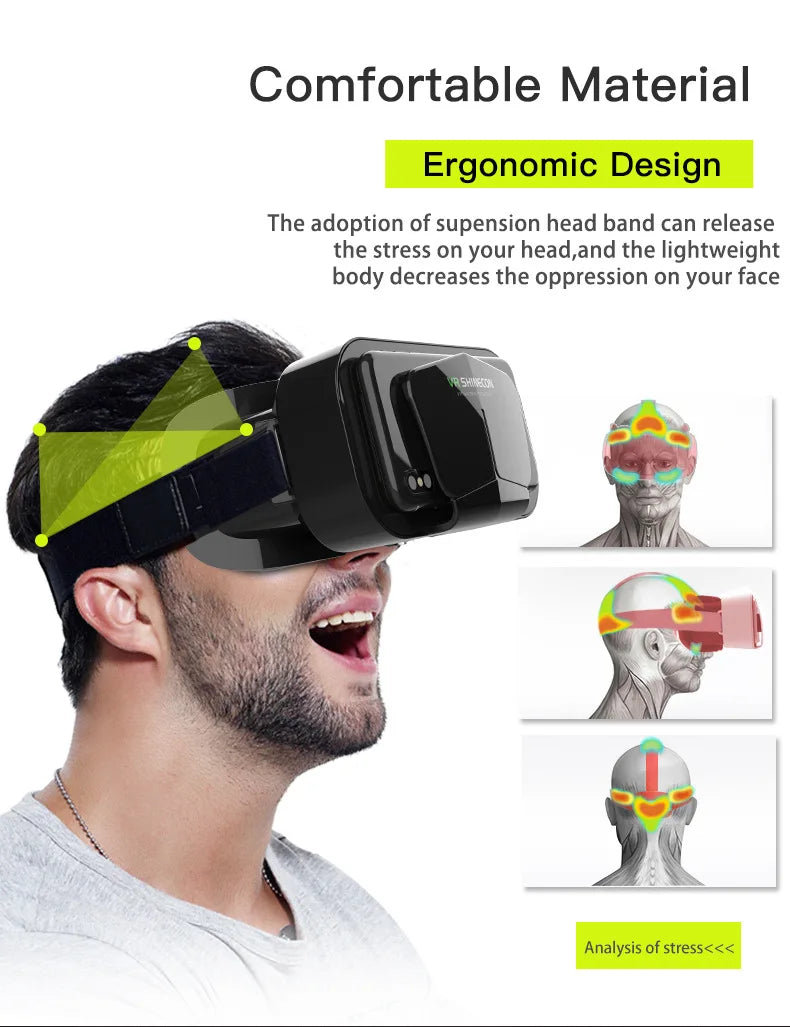 VR Virtual Reality Headset for Smartphones 3D image 60
