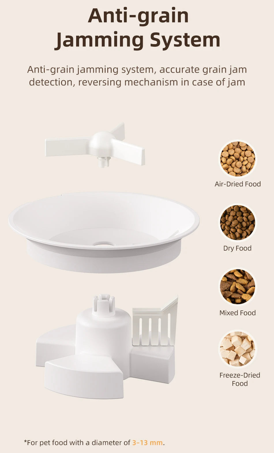 ROJECO Automatic Cat Feeder With 1080P HD Camera Video Smart Cat