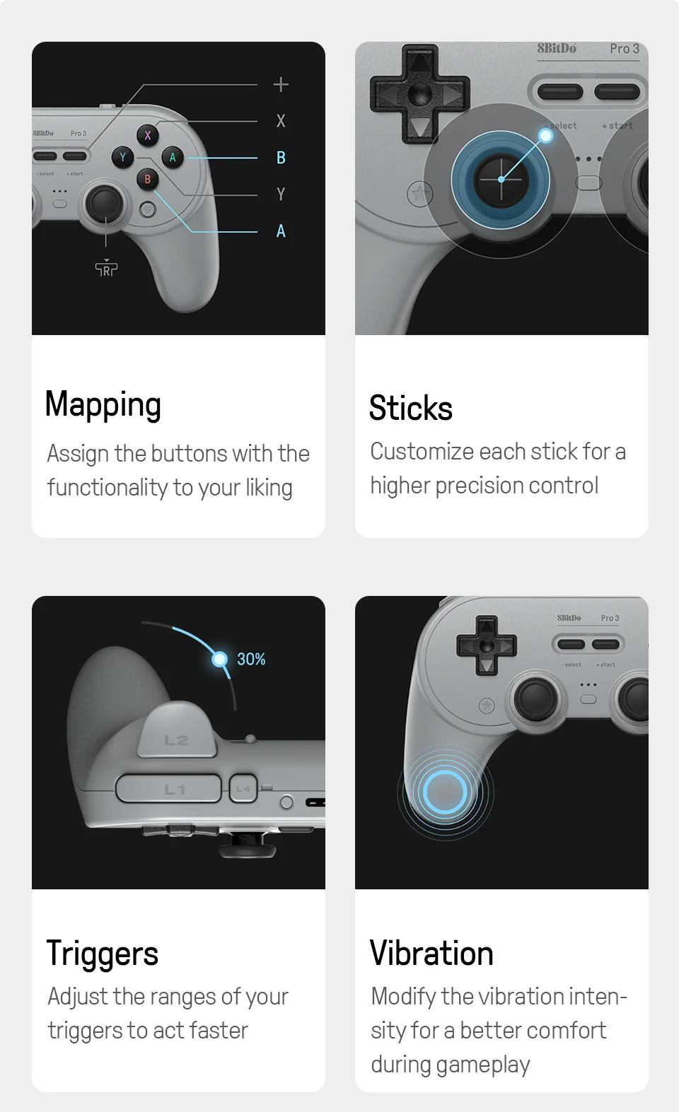 8BitDo Pro 3 Wireless Controller for Switch & Windows image 22