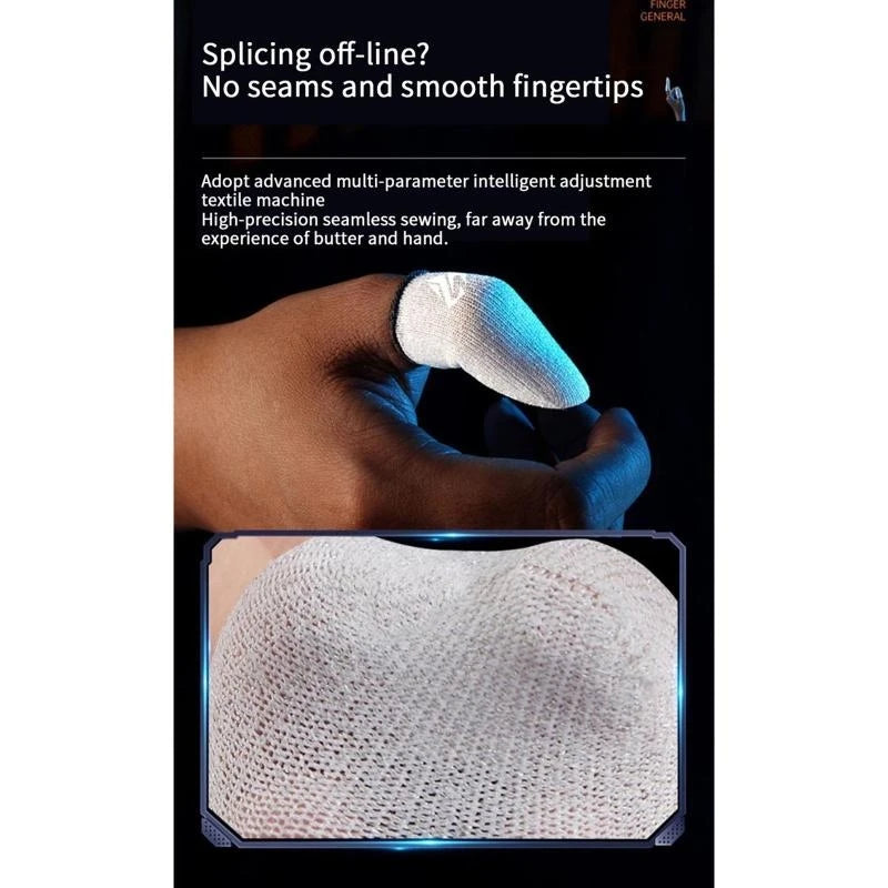 Sweatproof Gamer Finger Sleeves (1 Pair) image 13