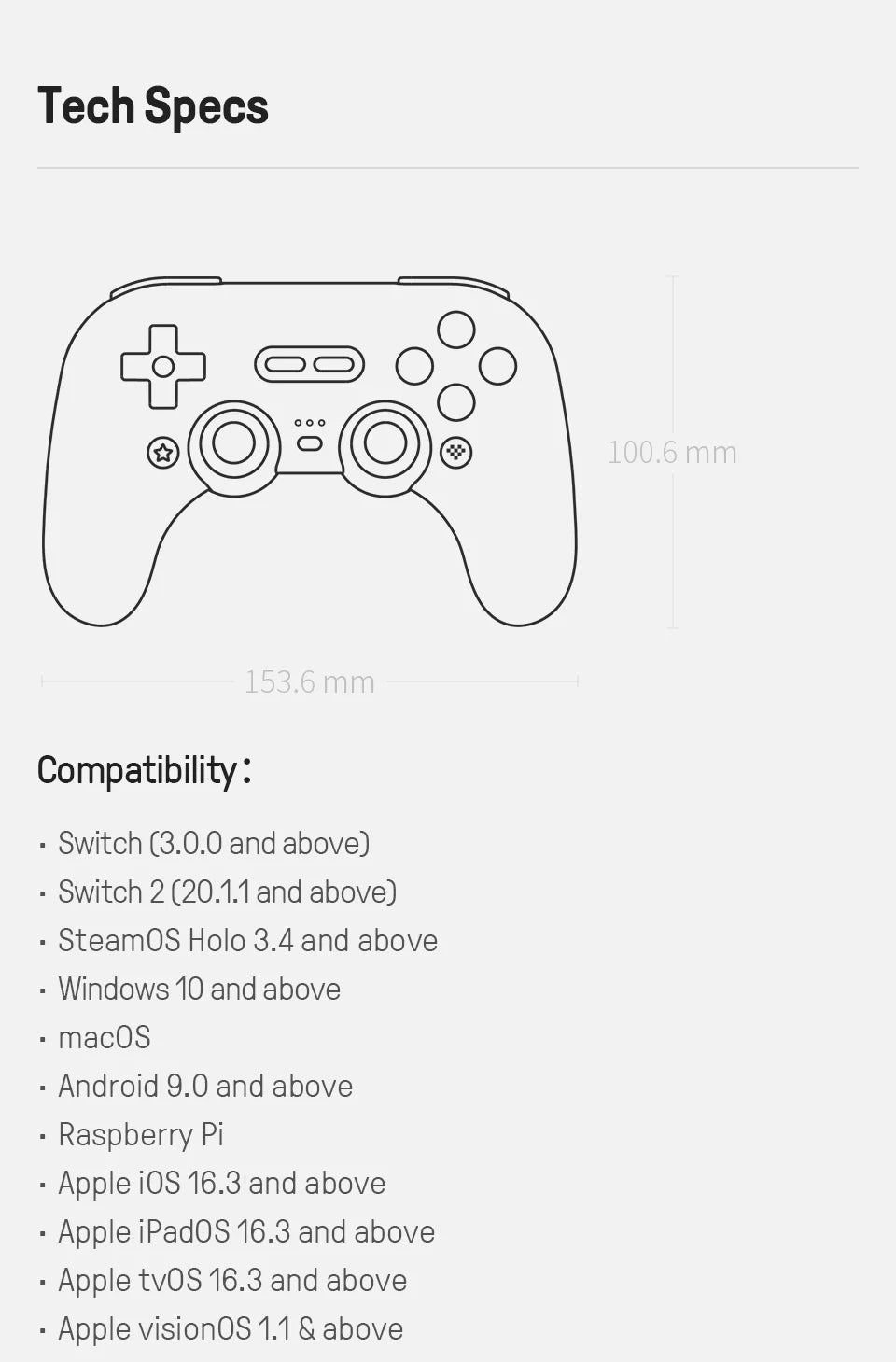 8BitDo Pro 2 Bluetooth Hall Effect Gamepad image 20