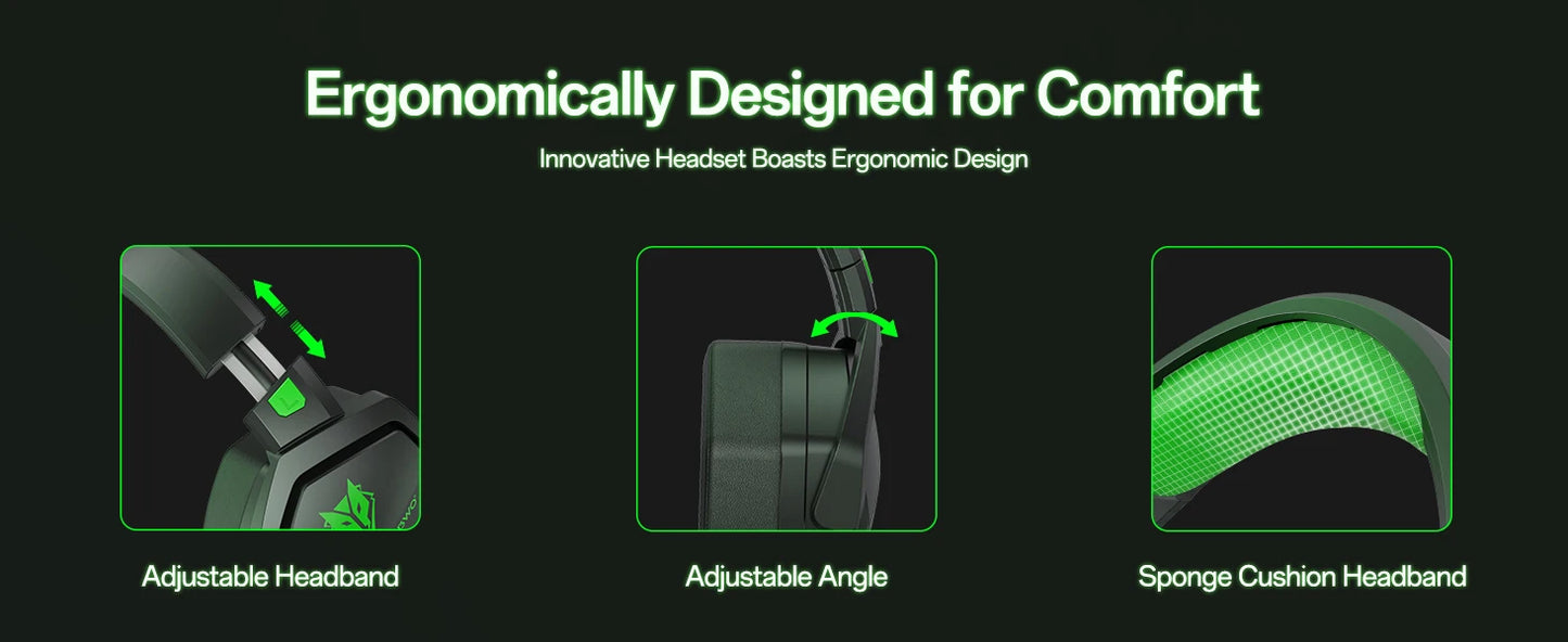 NUBWO N16 Hi-Fi Gaming Headset with Noise-Canceling Mic image 8