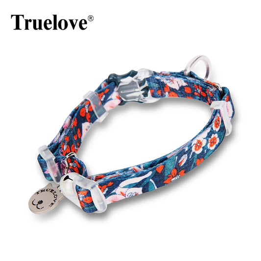 Truelove TLC5312 Floral Pet Collar with Bell