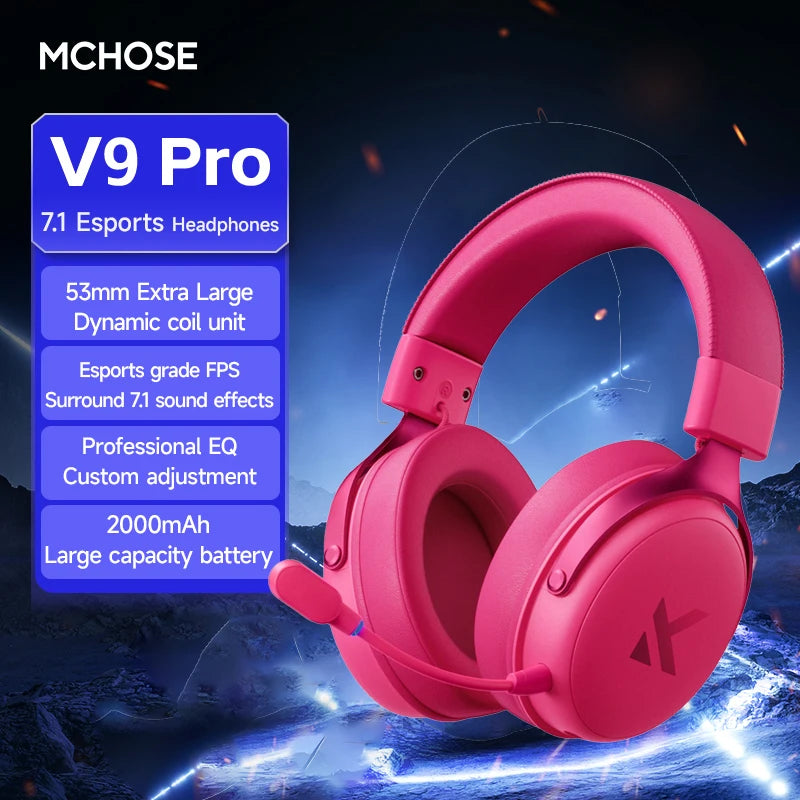 MCHOSE V9 Pro Tri-Mode Gaming Headset with Microphone image 30