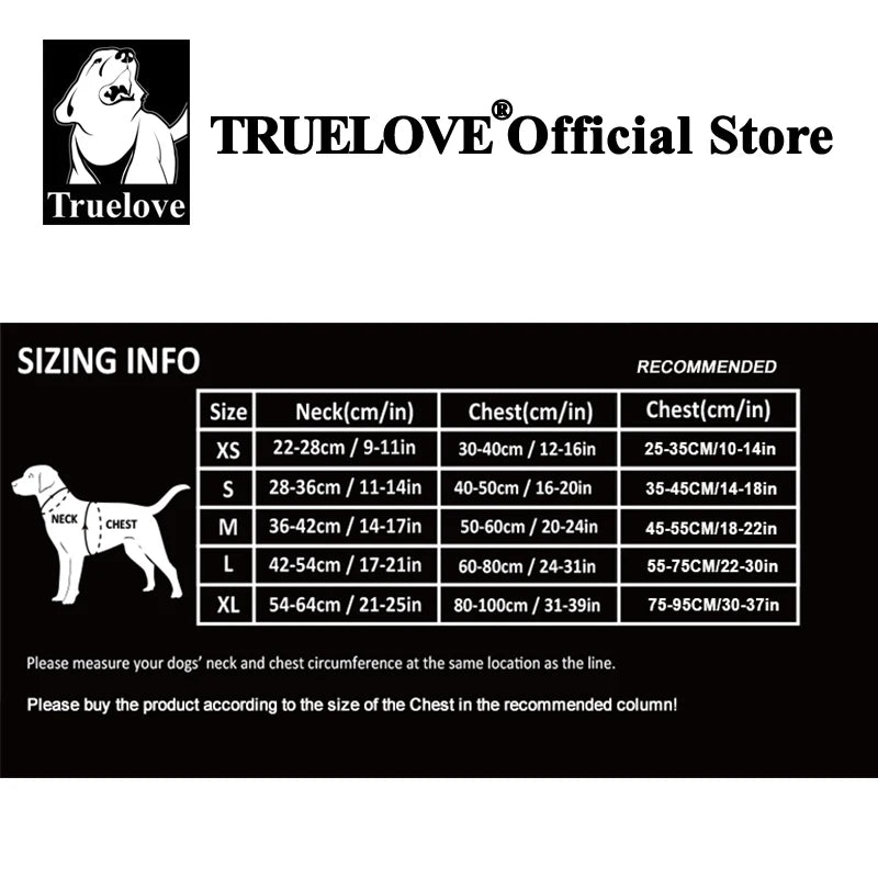 Truelove TLH6571 Double H Dog Harness
