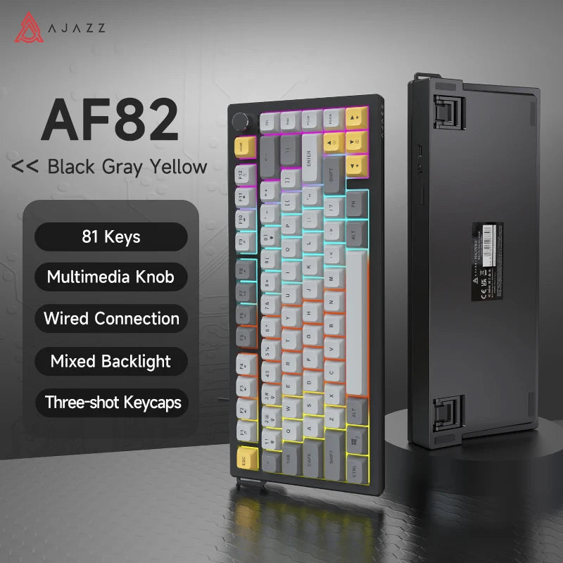AJAZZ AF82 Low-Profile Wireless RGB Keyboard image 12