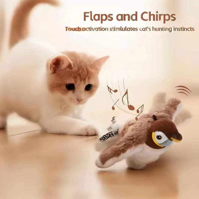 New Simulated Bird Cat Toy Interactive Toys Dog Rechargeable