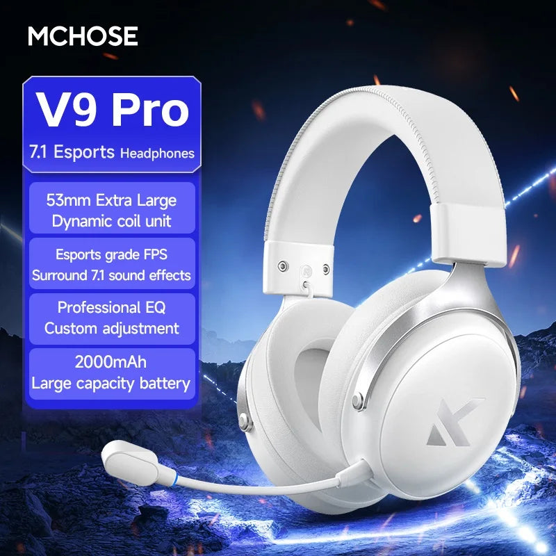 MCHOSE V9 Pro Wireless Gaming Headphones image 26
